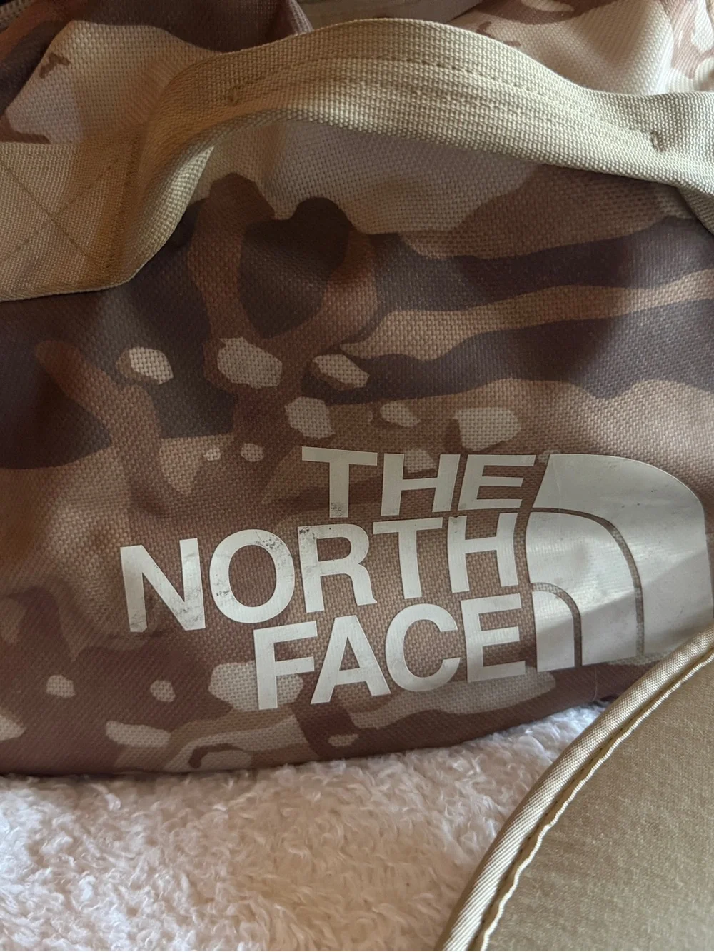 The North Face medium camo